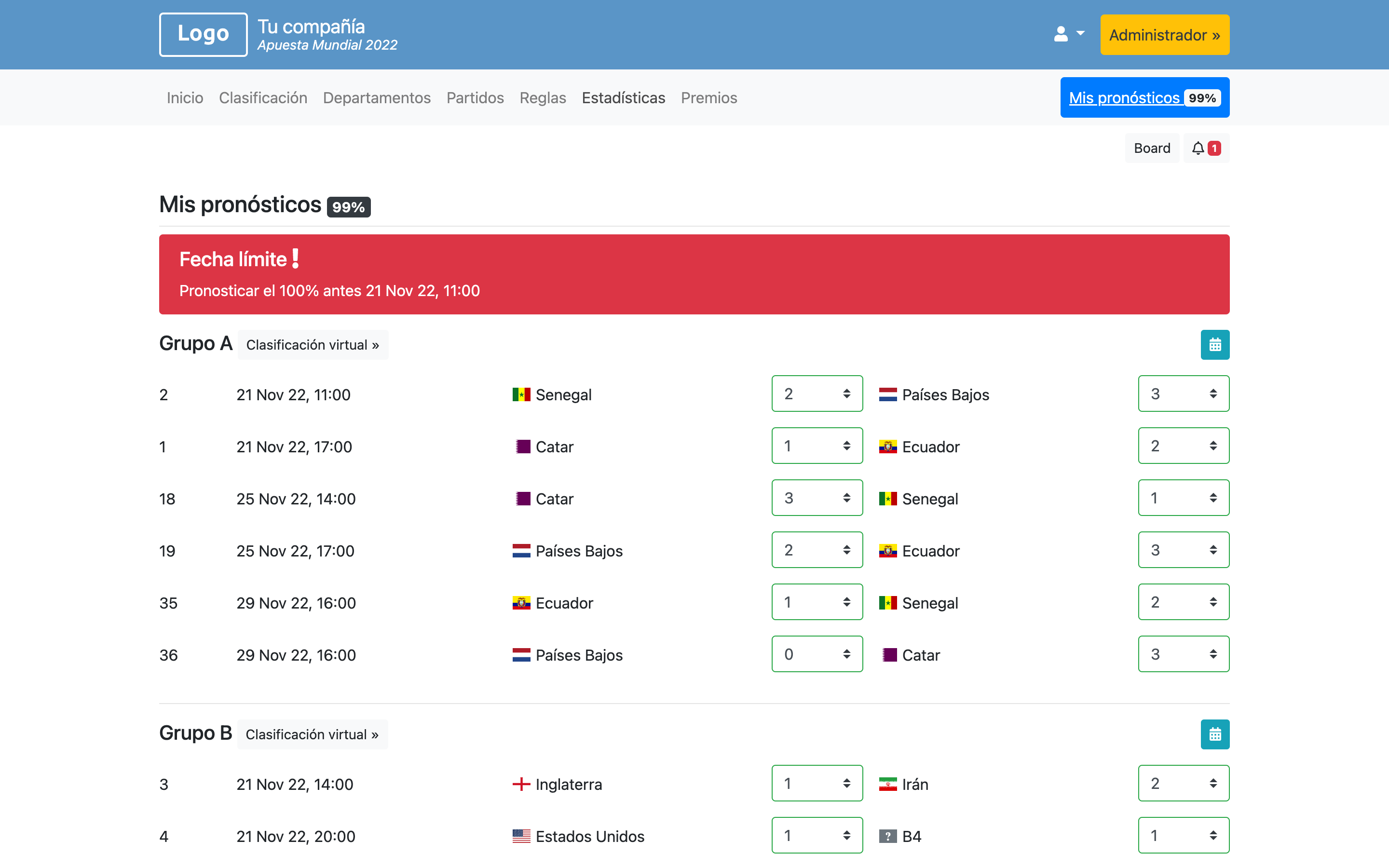 Apuesta Mundial 2026 - Copa América 2024